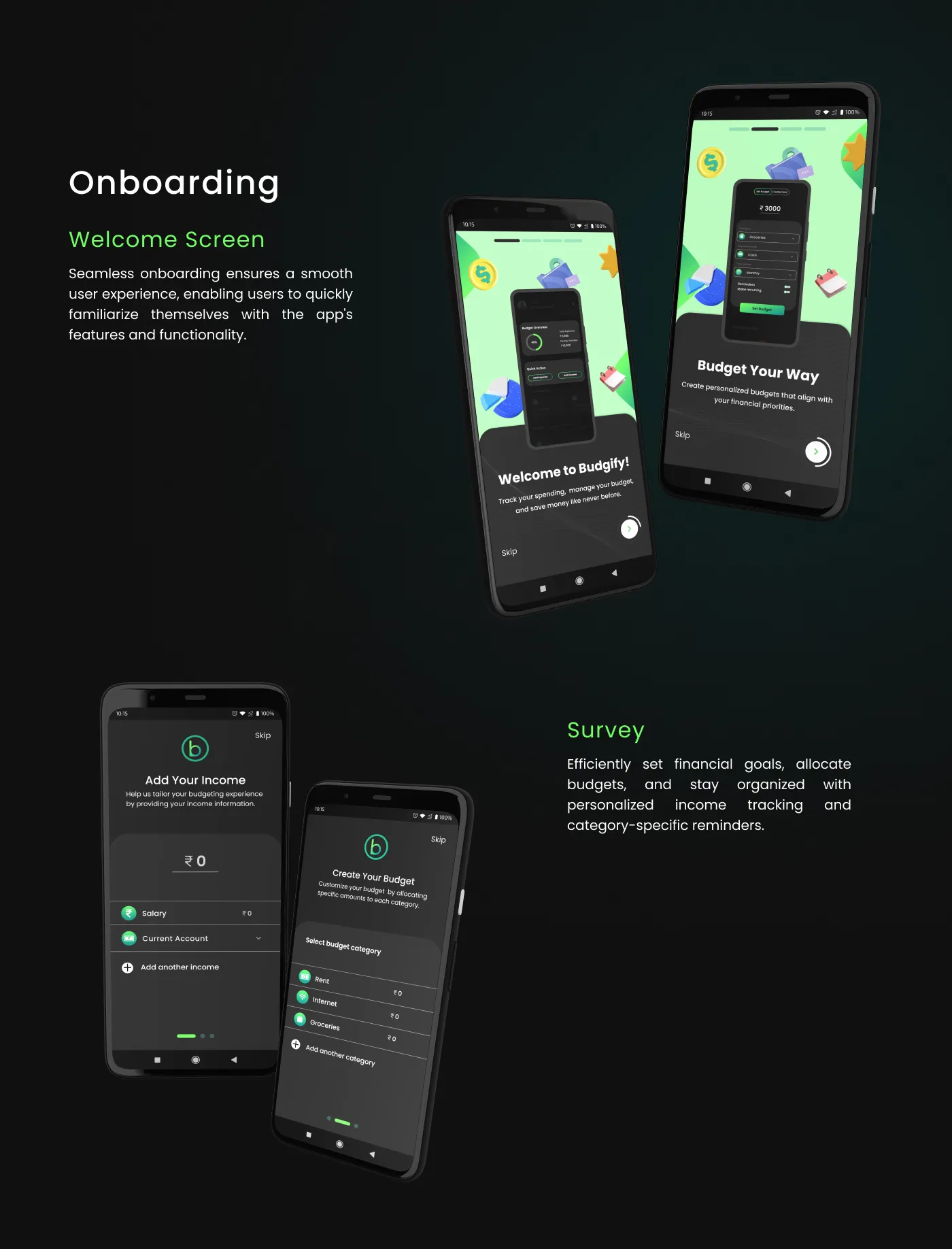 High-fidelity design screen 1