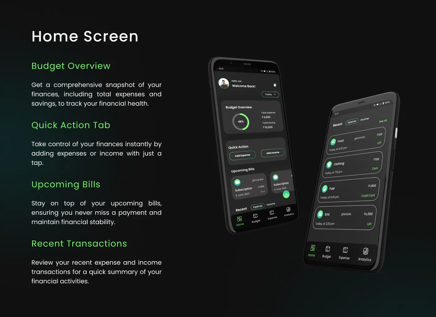 High-fidelity design screen 2